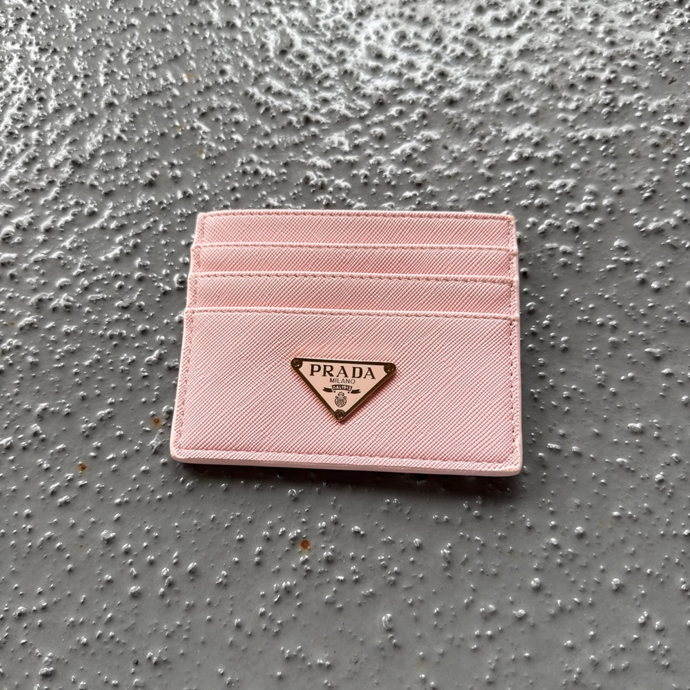 Prada Blush Pink Card Wallet
